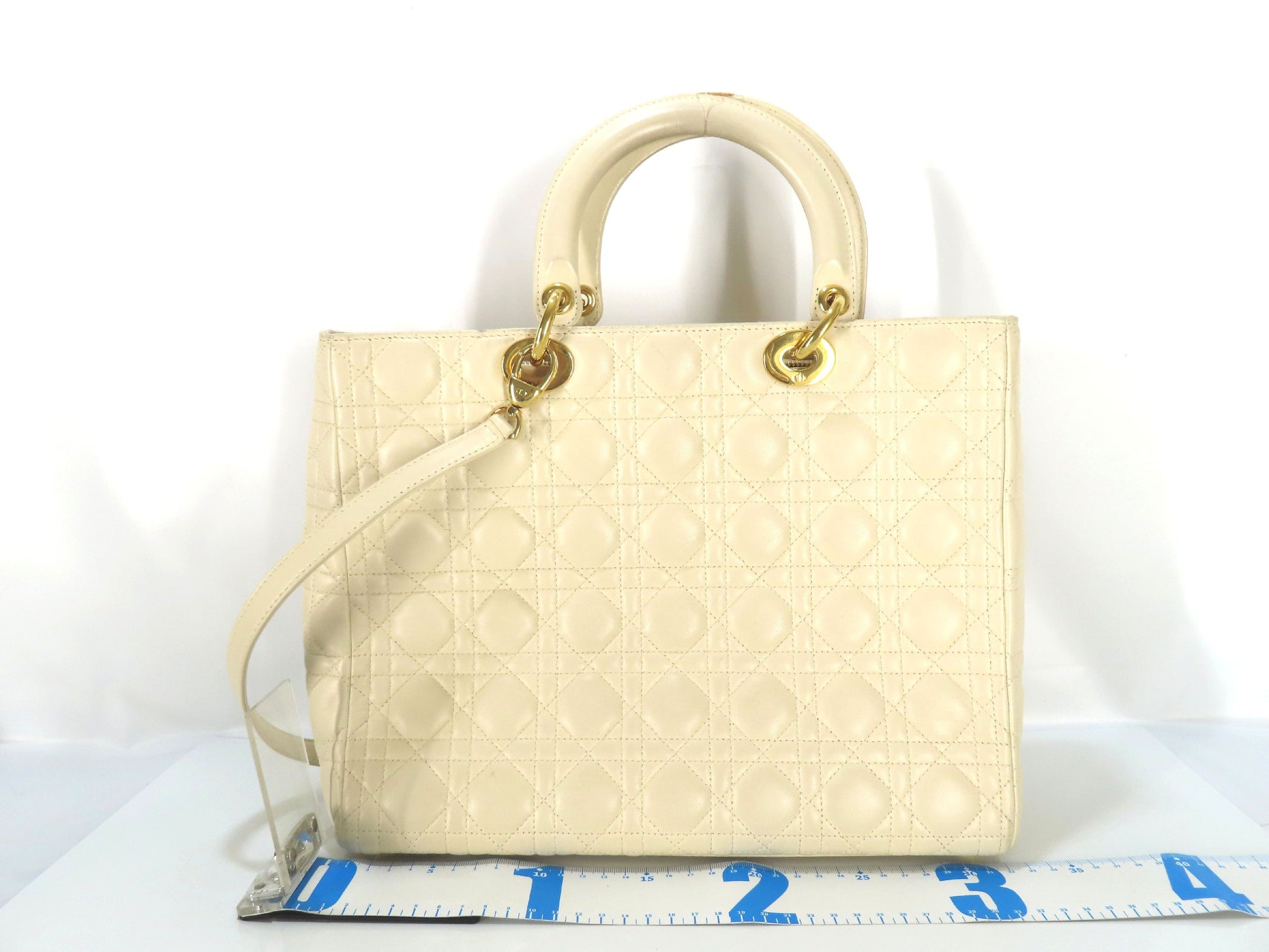 Dior Lady Dior 2-way lambskin handbag