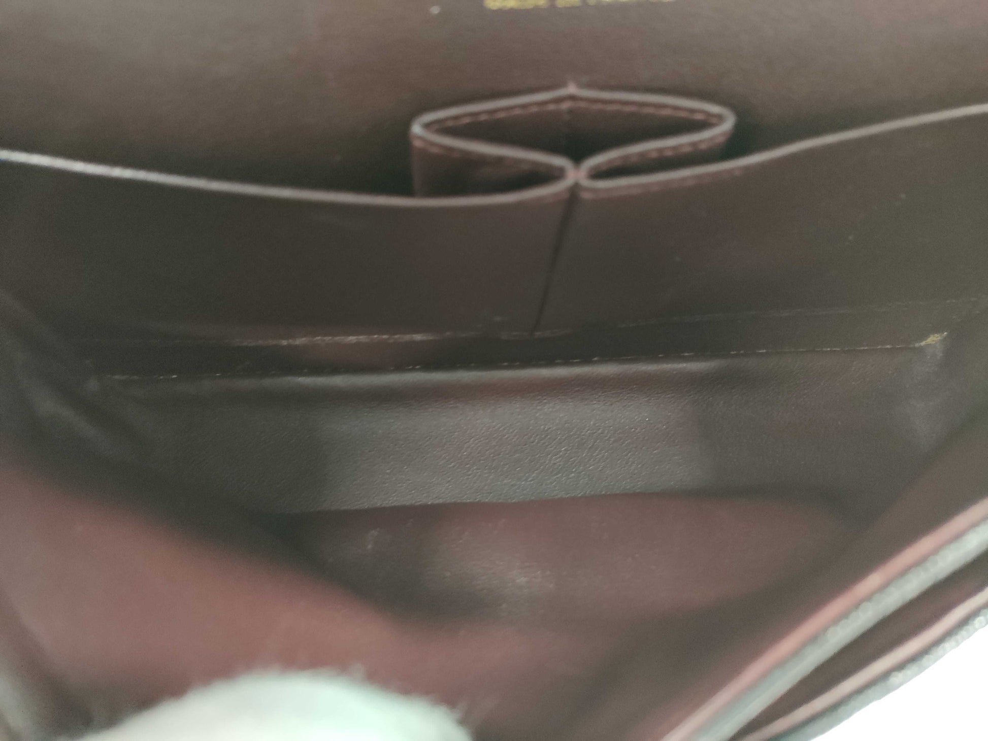 CHANEL Caviar Skin V-Stitch Shoulder Bag