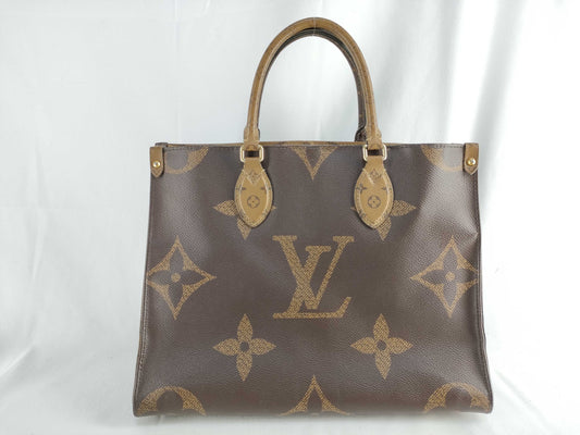 LOUIS VUITTON M45321 Monogram Giant Monogram Reverse On-the-Go MM M45321 RFID Enabled Handbag