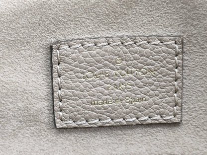 LOUIS VUITTON M45833 Monogram Empreinte Grand Palais MM M45833 Beige RFID Enabled Tote Bag