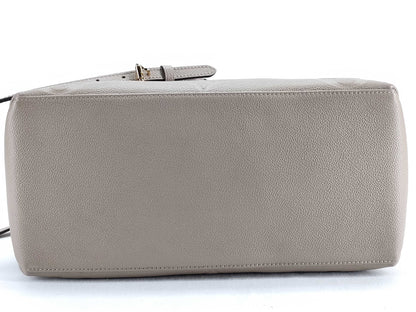 LOUIS VUITTON M45833 Monogram Empreinte Grand Palais MM M45833 Beige RFID Enabled Tote Bag