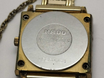 RADO Florence 121.3135.2 17230034/QZ Black Dial Women's Watch, Not Working/No Operational Guarantee
