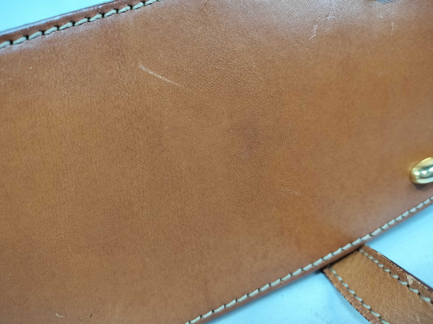 CELINE Macadam PVC 2-way Handbag MC96 Brown