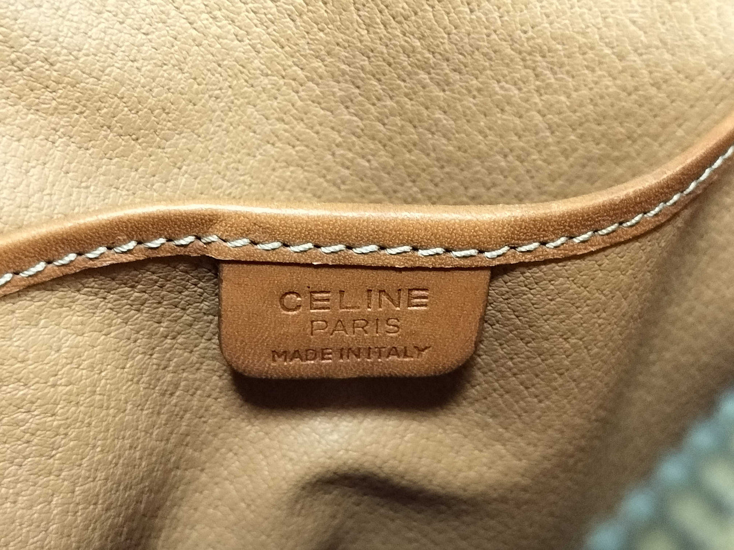 CELINE Macadam PVC 2-way Handbag MC96 Brown