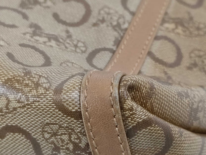 CELINE C Macadam PVC Second Bag M03 Brown