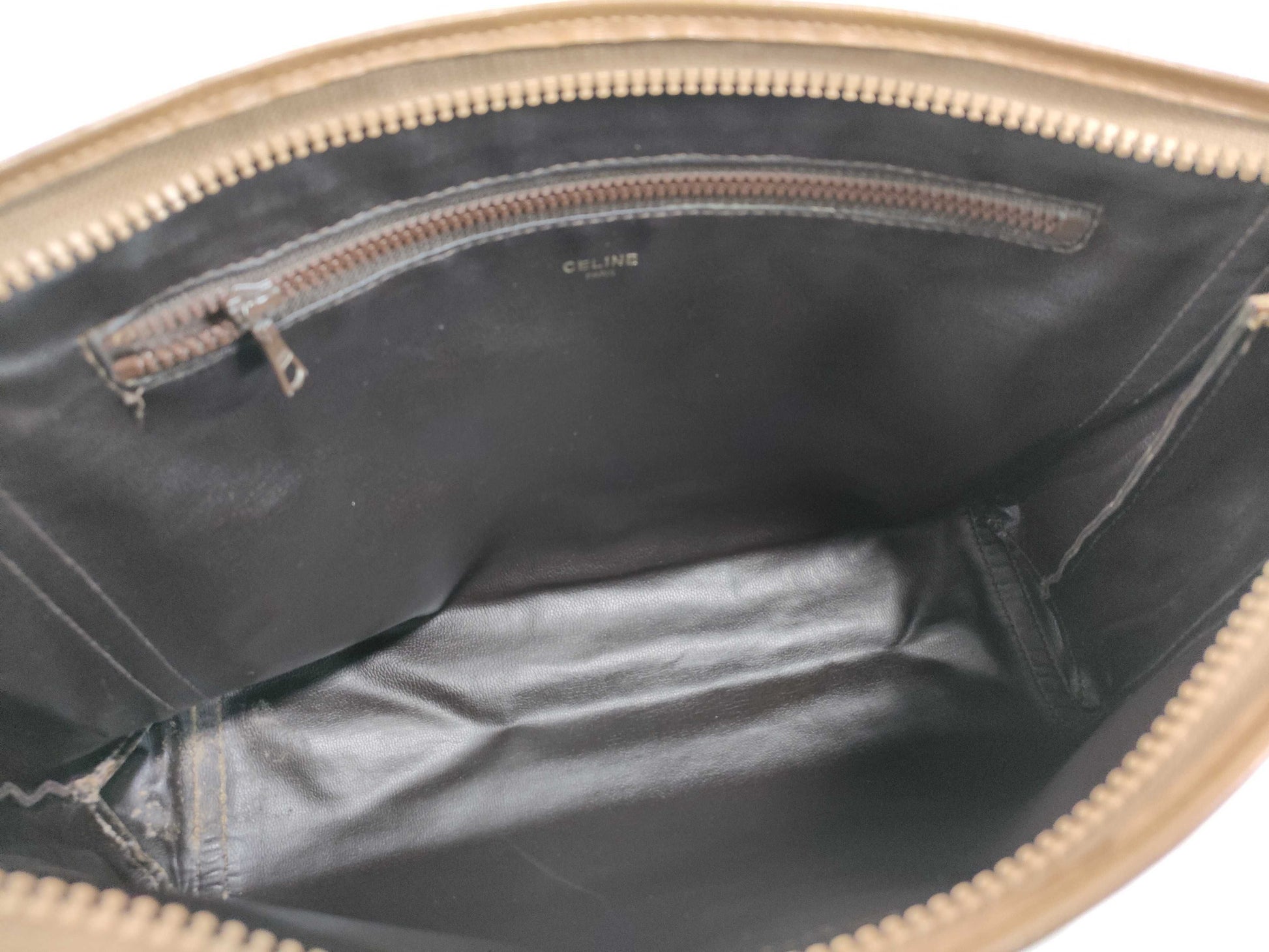 CELINE C Macadam PVC Second Bag M03 Brown