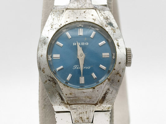 RADO Ficino K53730 Manual Winding Blue Dial Women's Watch