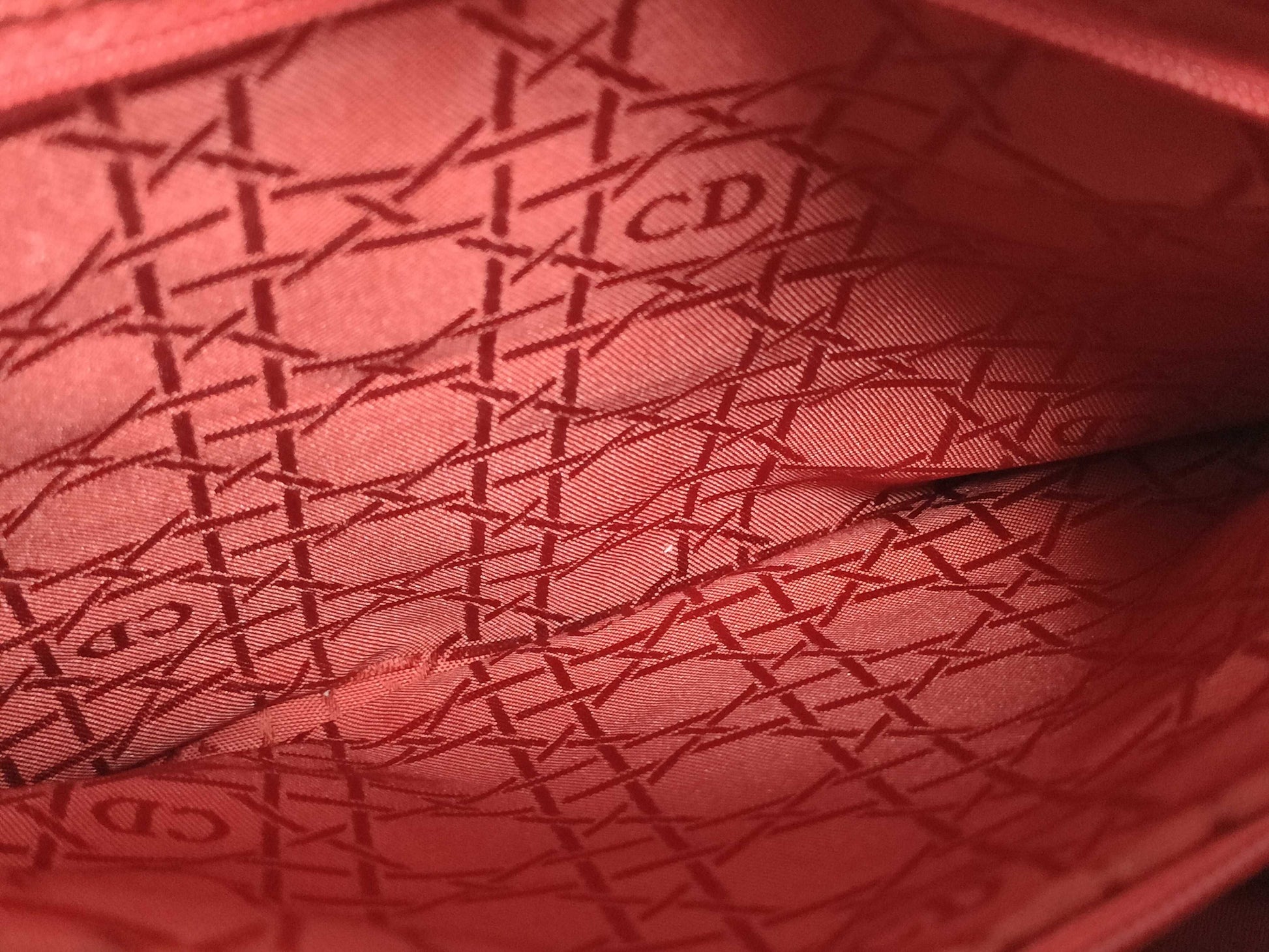 Dior Lady Dior Large Nylon Black Handbag
