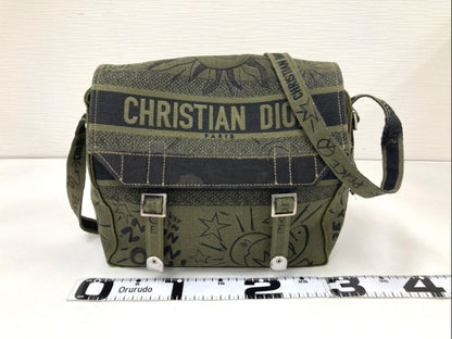 Dior Dior Camp Green 50-MA-1128 Shoulder Bag
