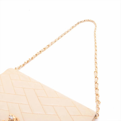 CHANEL Coco Mark Lambskin Chain Shoulder Bag