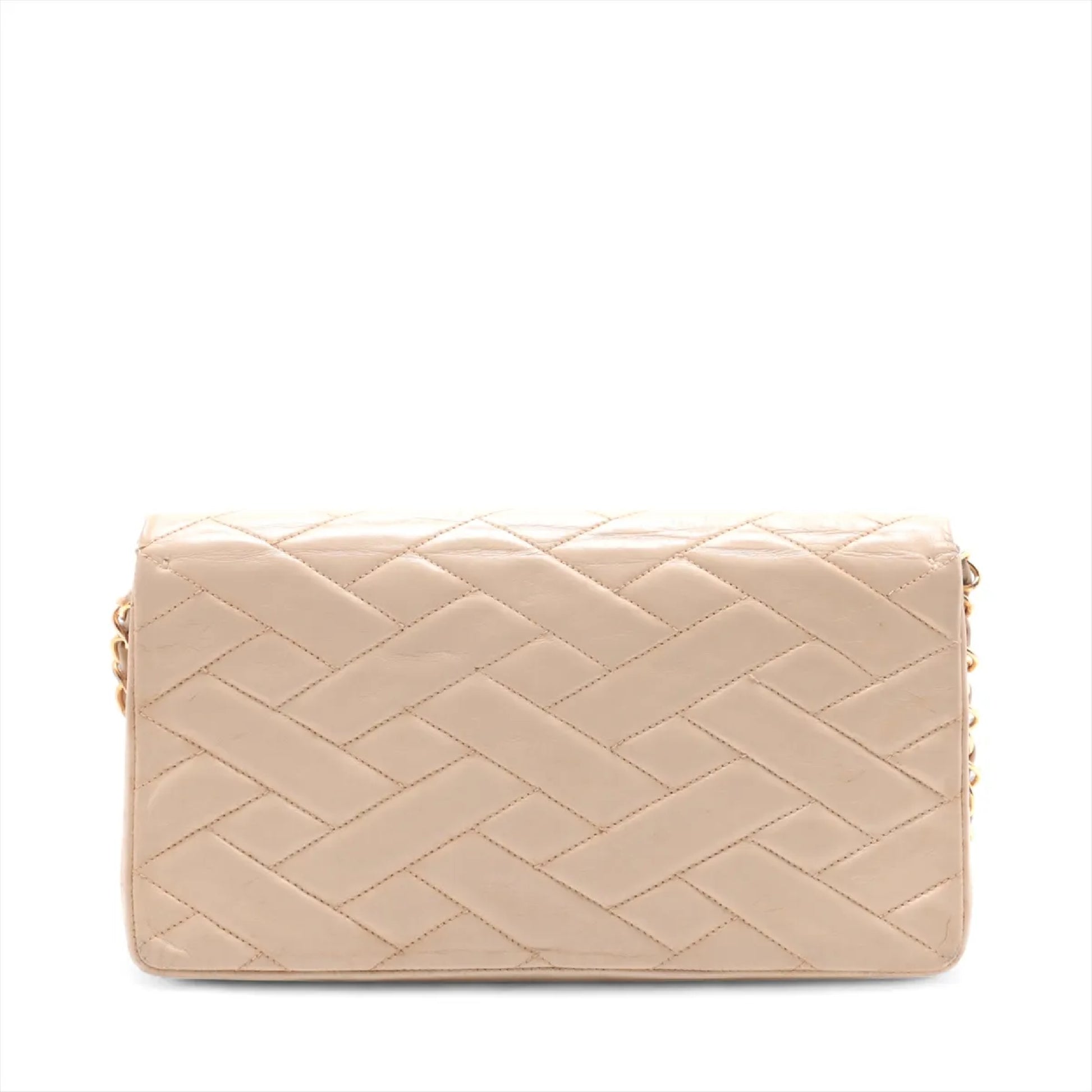 CHANEL Coco Mark Lambskin Chain Shoulder Bag