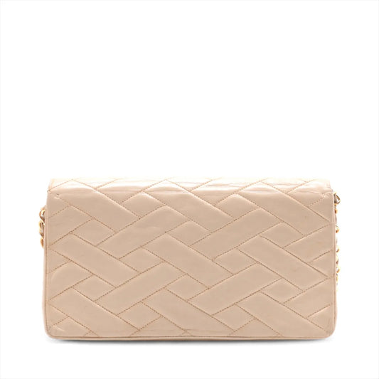 CHANEL Coco Mark Lambskin Chain Shoulder Bag