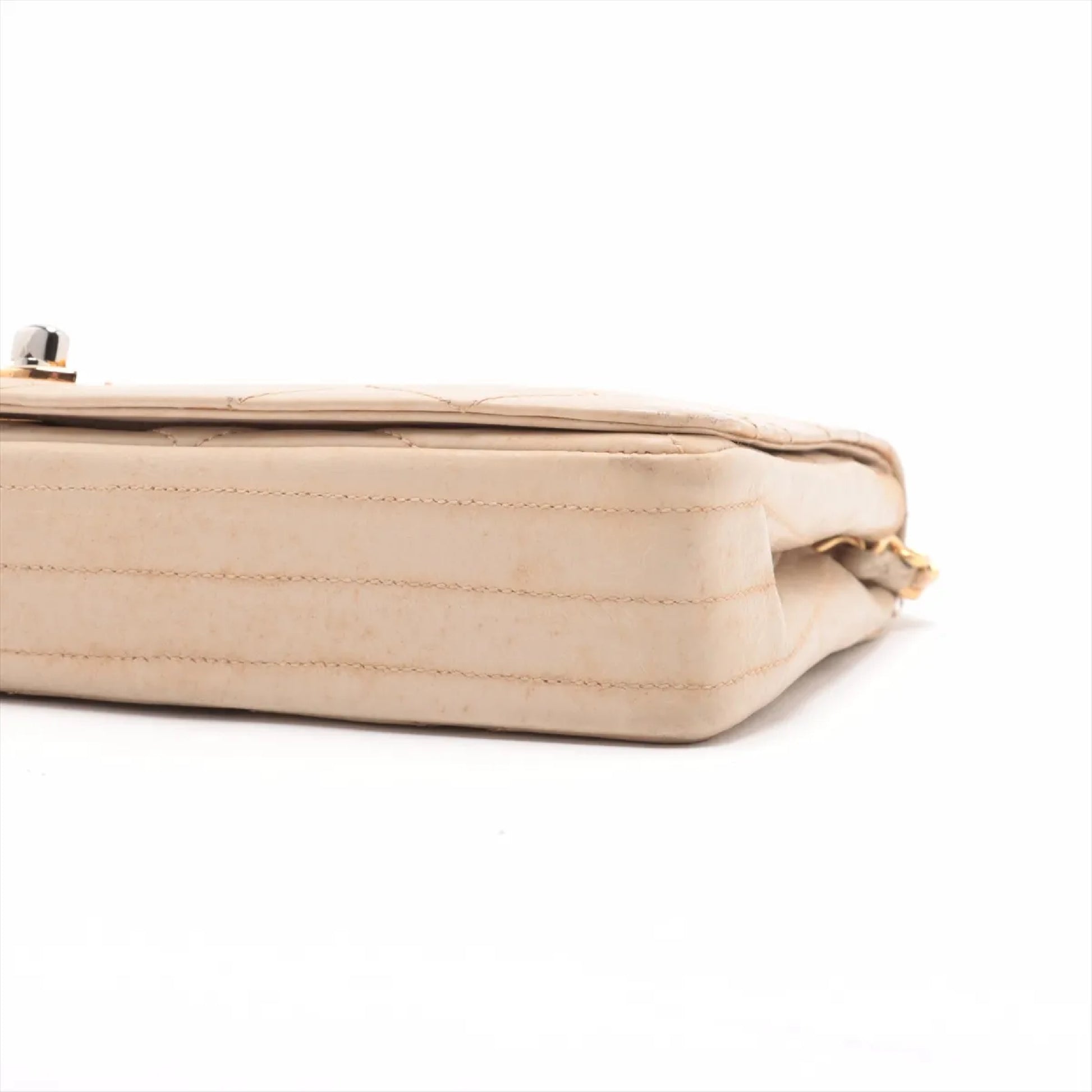 CHANEL Coco Mark Lambskin Chain Shoulder Bag