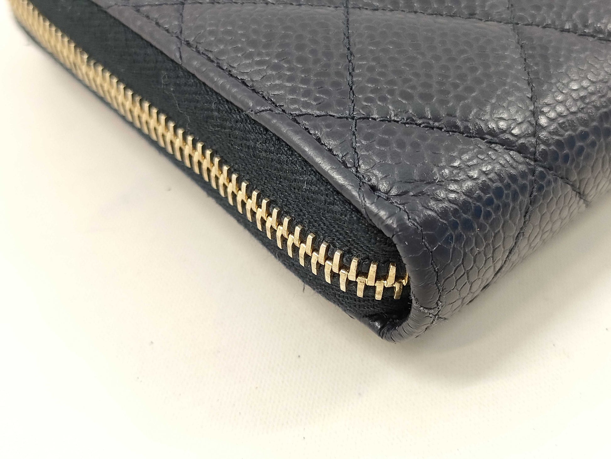 CHANEL CHANEL Second Bag Wallet Navy Wallet