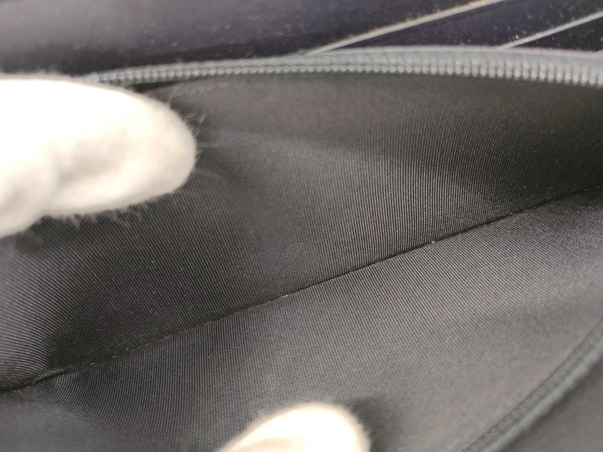 CHANEL CHANEL Second Bag Wallet Navy Wallet