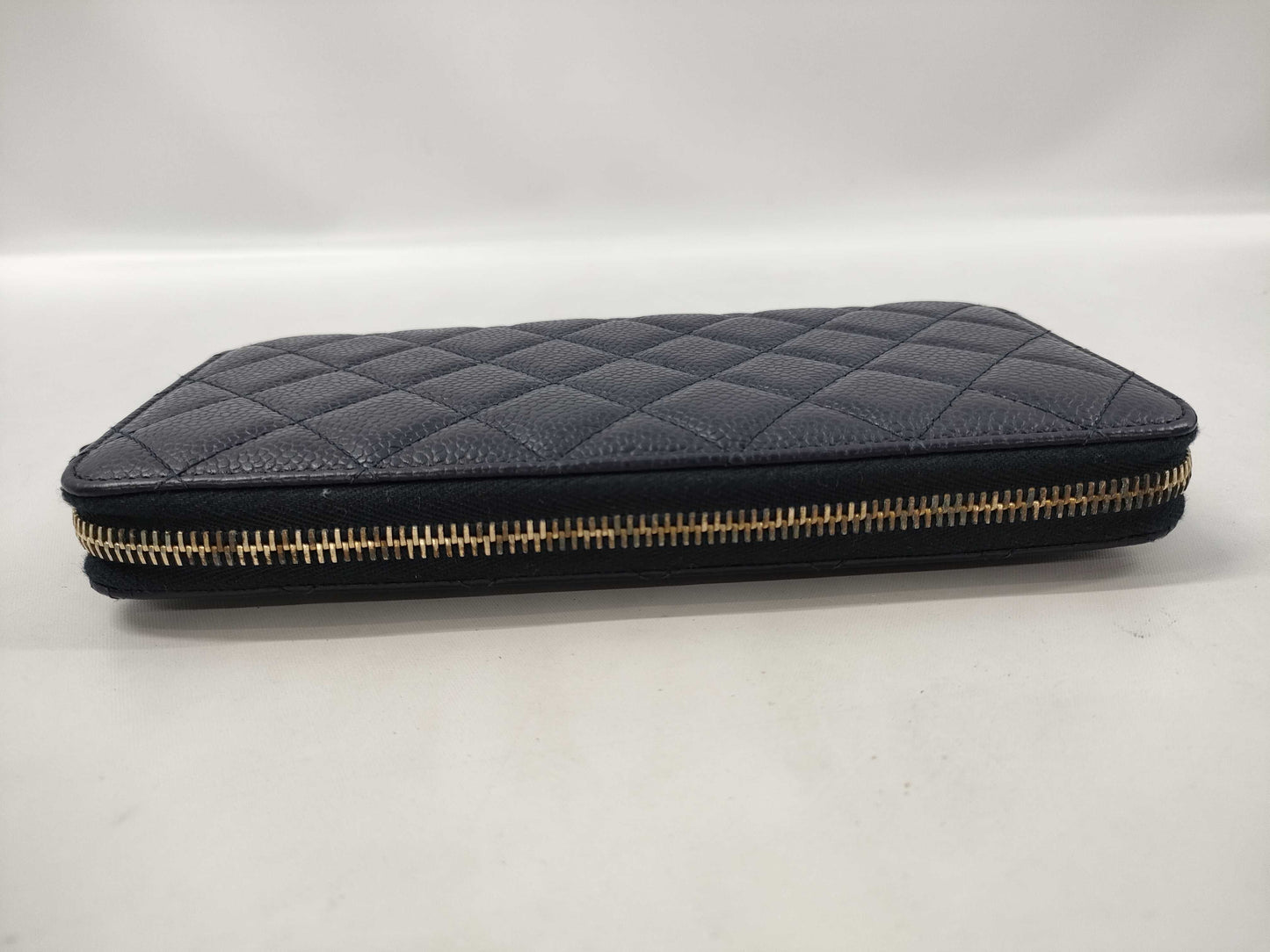 CHANEL CHANEL Second Bag Wallet Navy Wallet