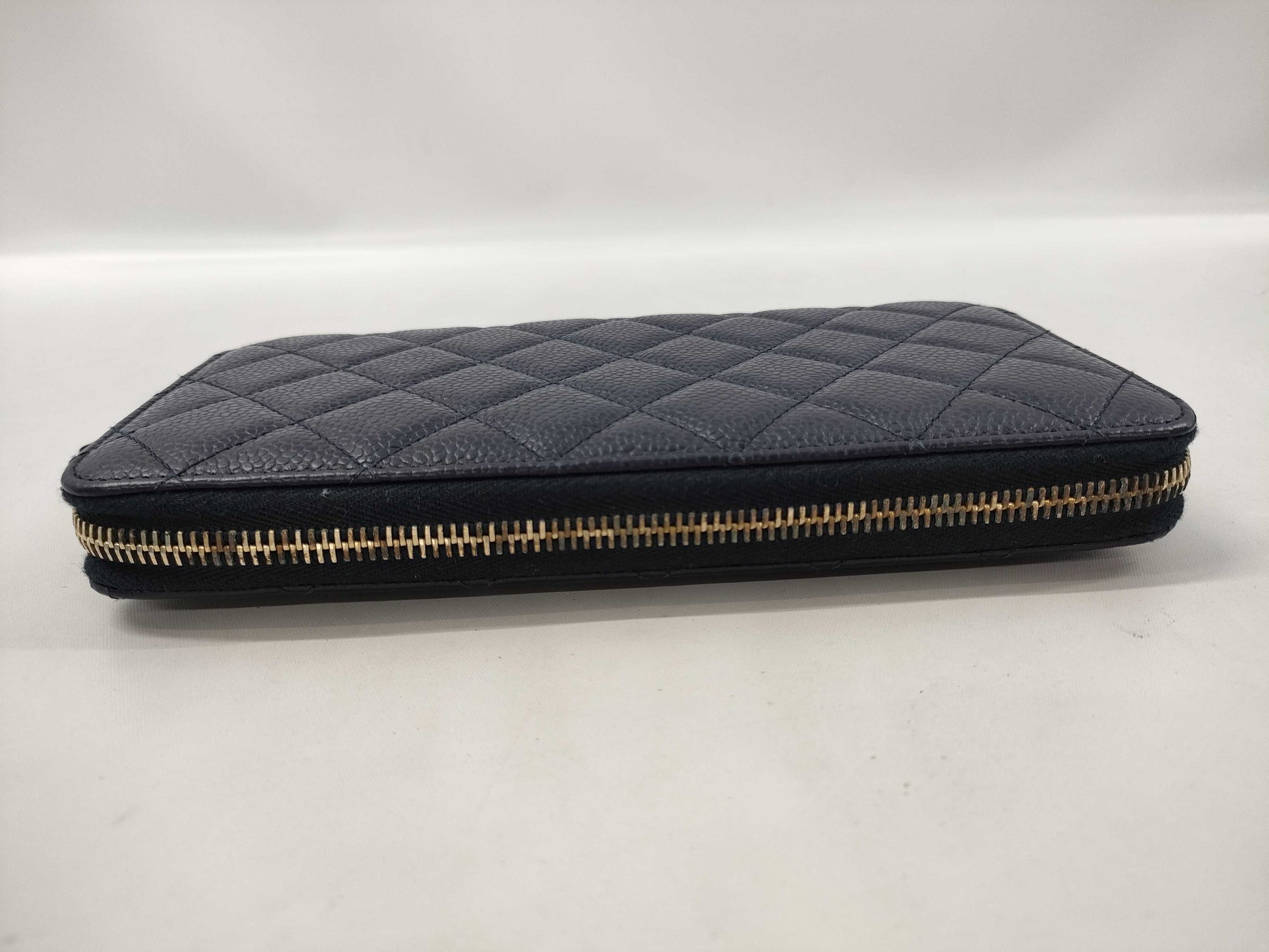 CHANEL CHANEL Second Bag Wallet Navy Wallet