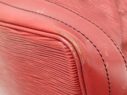LOUIS VUITTON M5900E Epi Noe Drawstring Shoulder Bag in Castilian Red