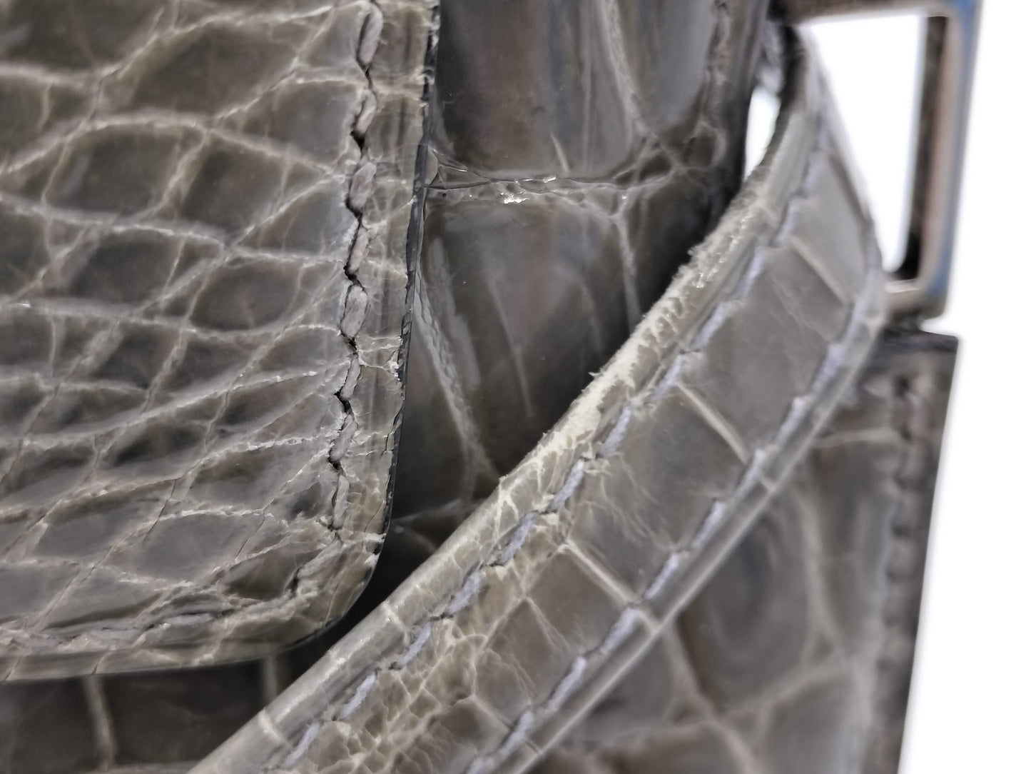 Morabito Scala Crocodile Handbag