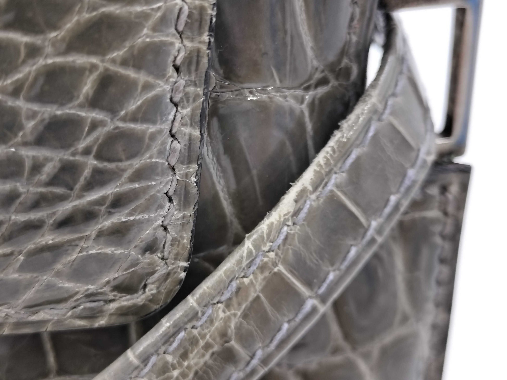 Morabito Scala Crocodile Handbag