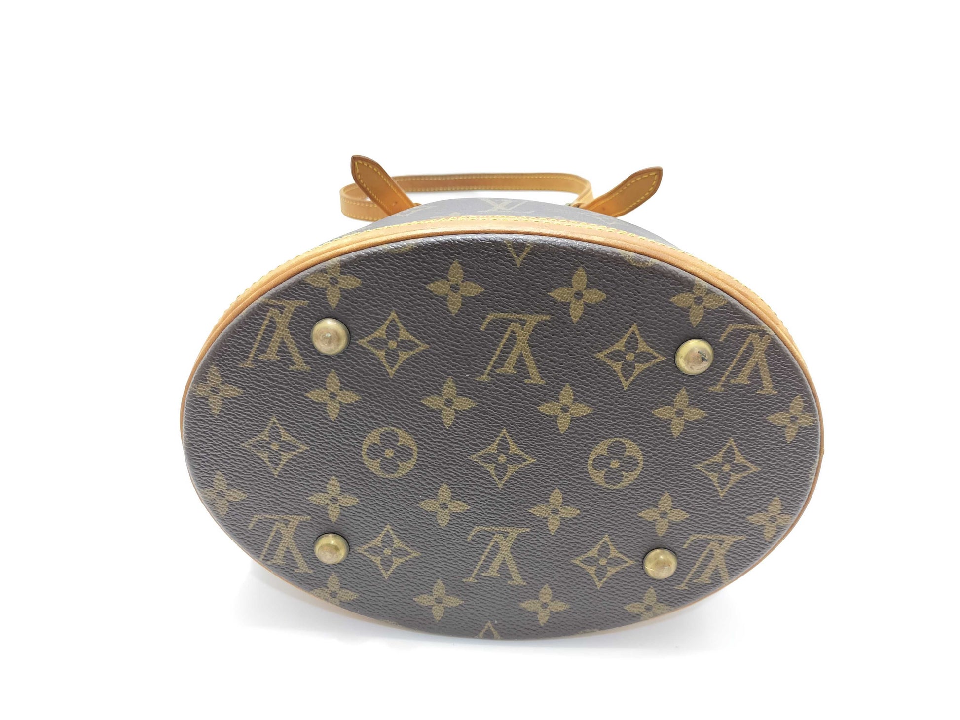 LOUIS VUITTON M42238 Monogram Bucket PM Tote Bag