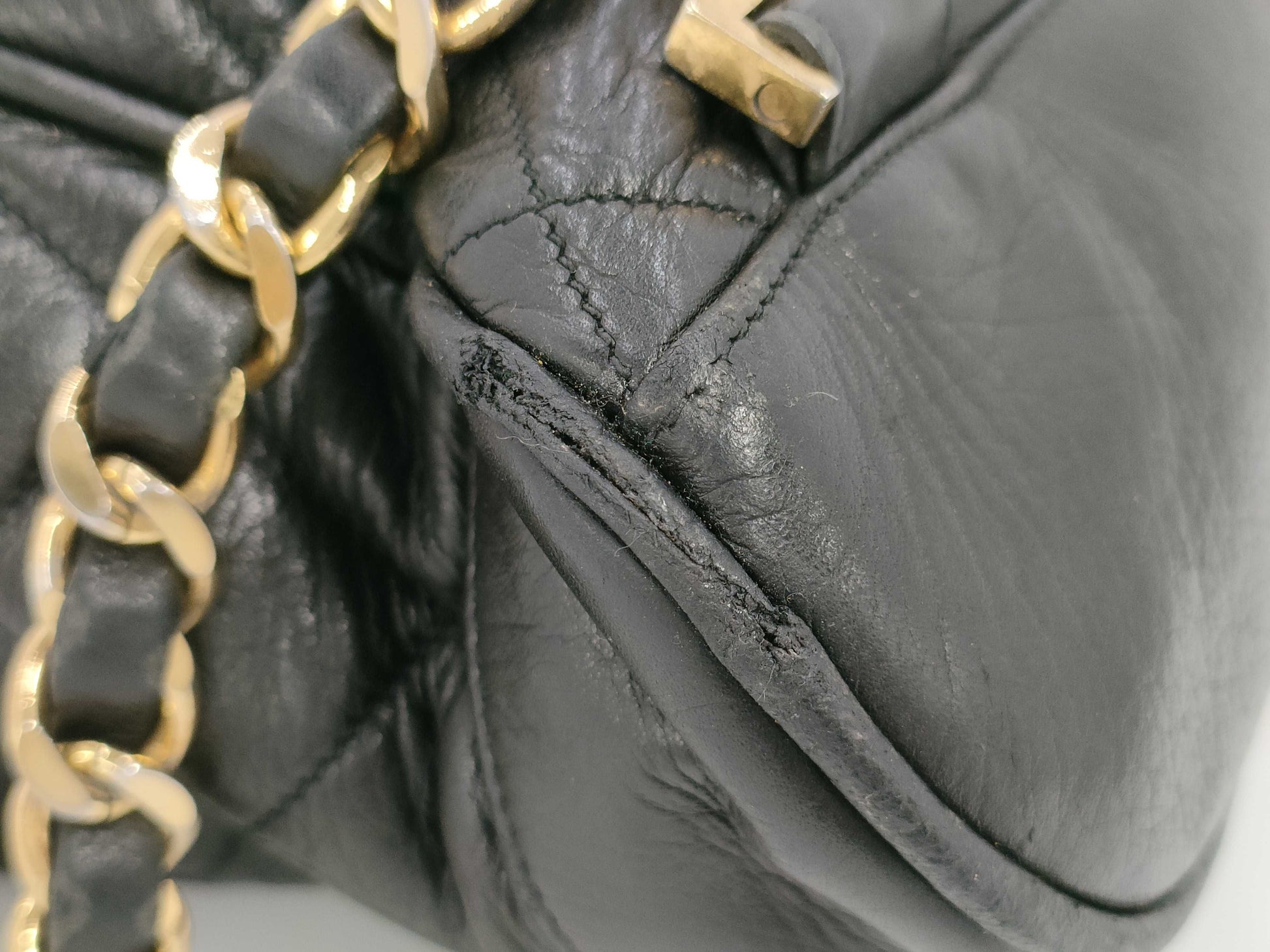 CHANEL Lamb Matelasse Turnlock Backpack