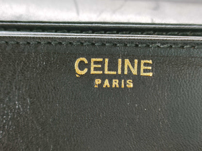 CELINE Leather Triomphe Shoulder Bag