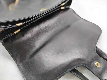 CELINE Leather Triomphe Shoulder Bag