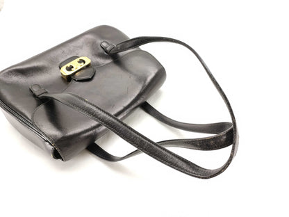 CELINE Leather Triomphe Shoulder Bag