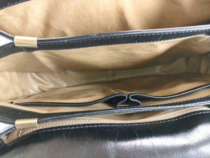 CELINE Leather Triomphe Shoulder Bag