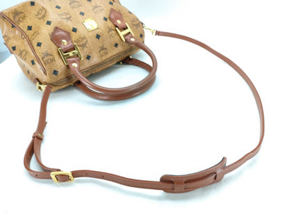 MCM 2WAY Logo Boston Bag Boston Bag