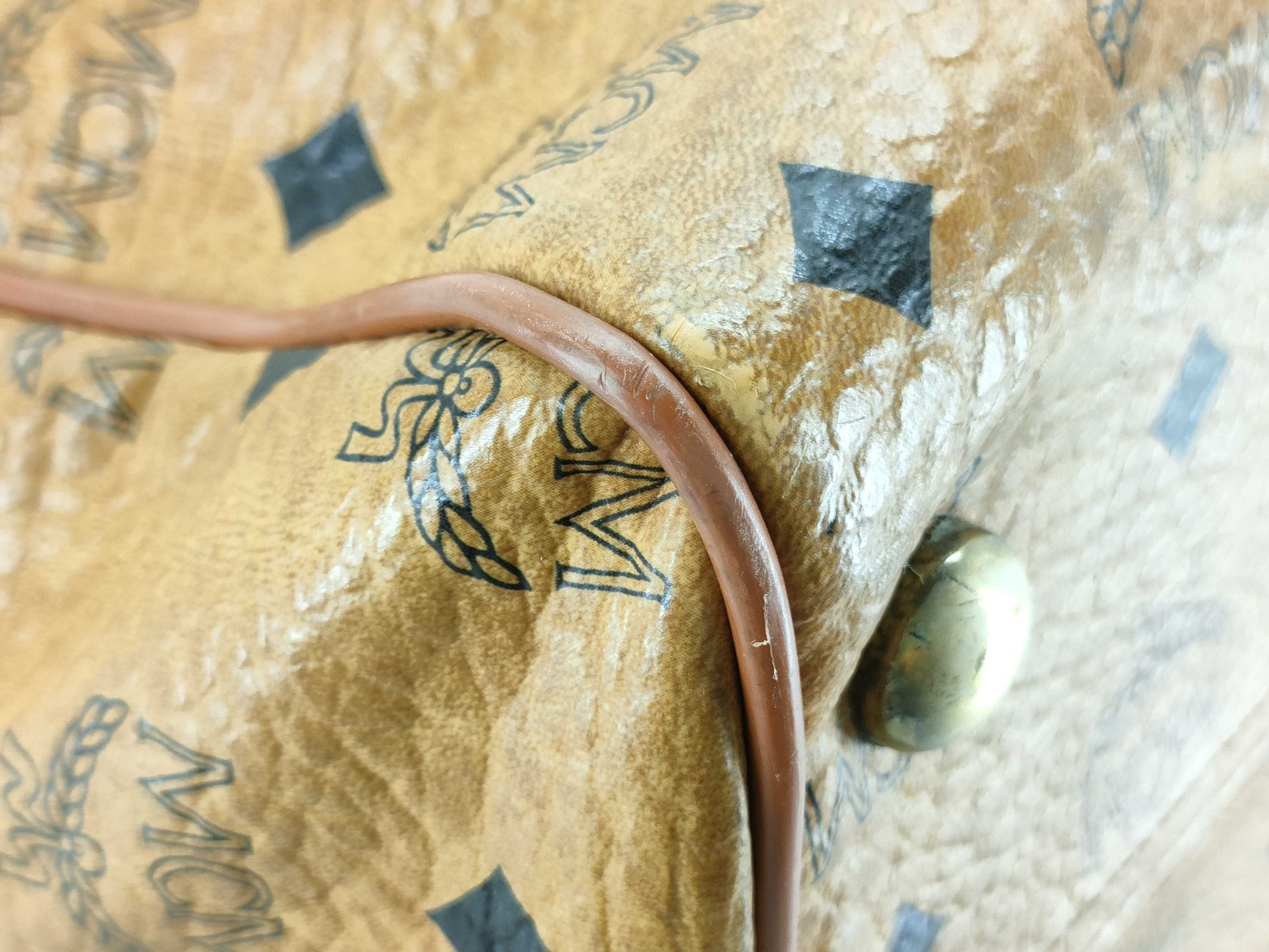 MCM 2WAY Logo Boston Bag Boston Bag