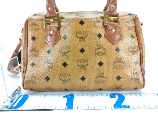 MCM 2WAY Logo Boston Bag Boston Bag