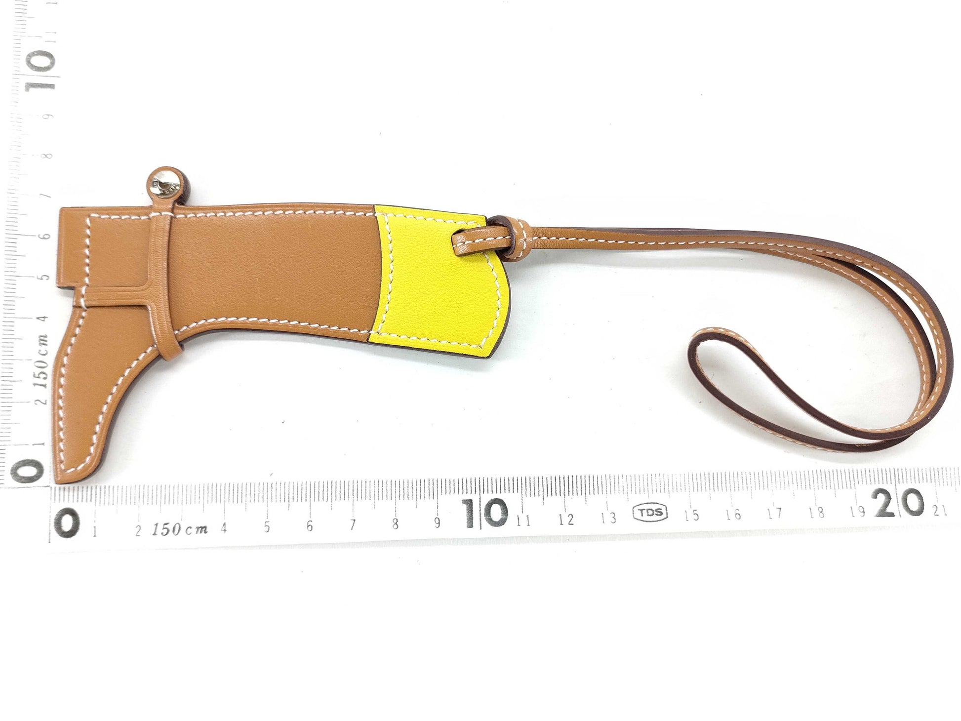 HERMES Leather Butler Charm