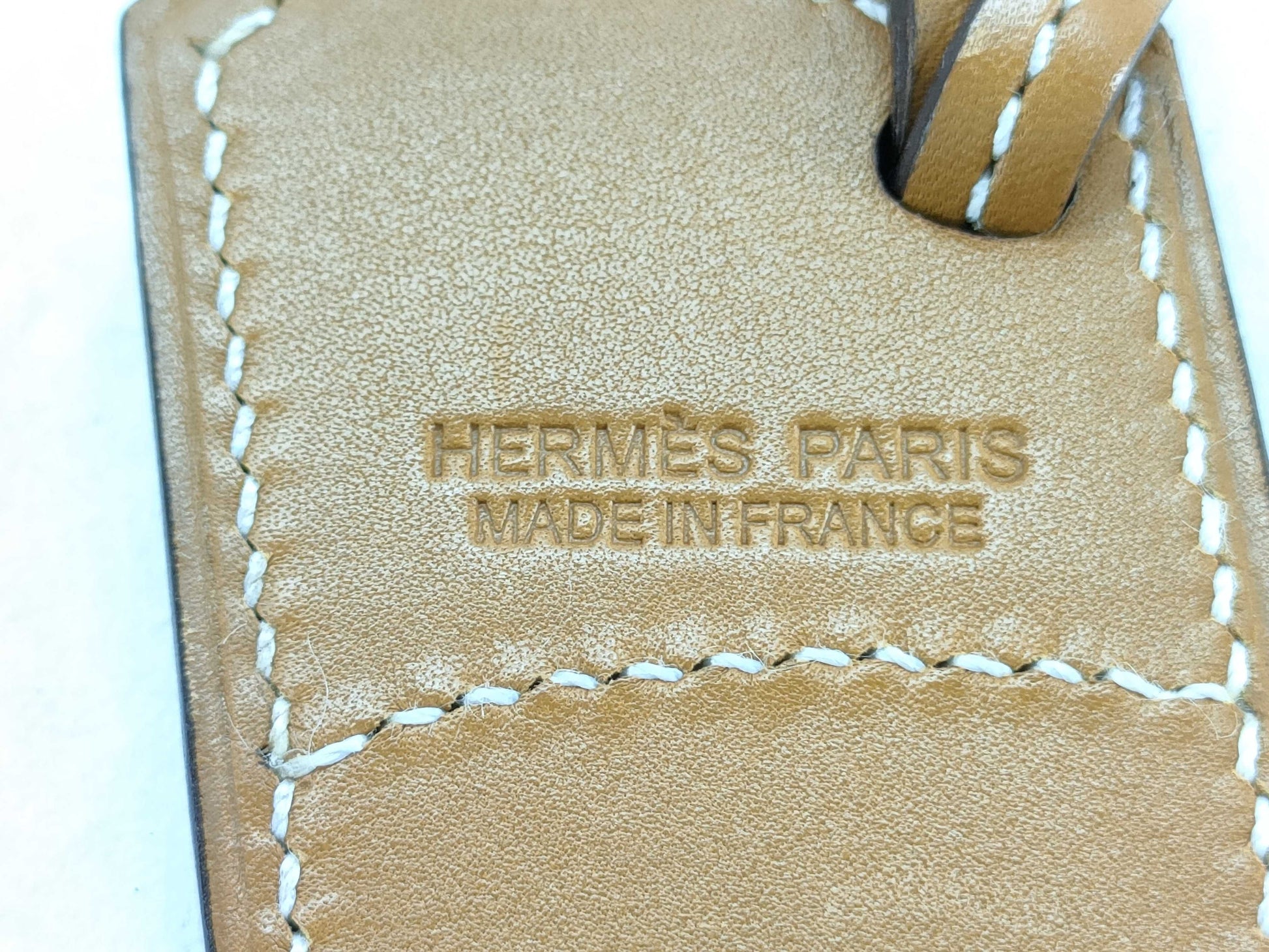 HERMES Leather Butler Charm