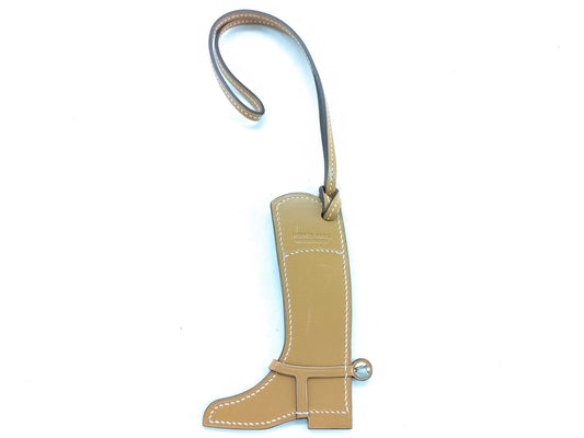 HERMES Leather Butler Charm