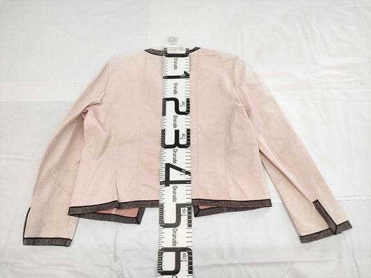 CHANEL Vintage Leather Jacket 03P P21383 Lambskin Size 40 Jacket