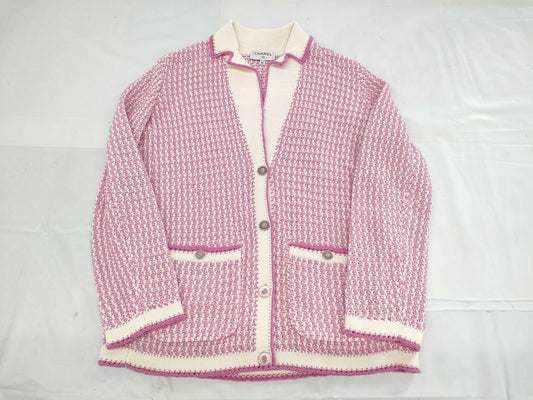 CHANEL Cardigan 22SS P72239 Lion Button Size 36 Cardigan