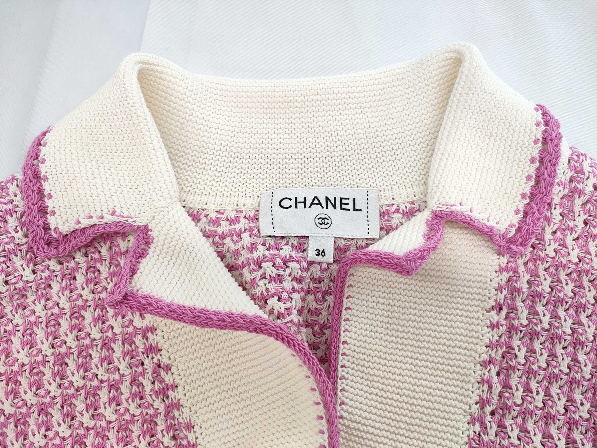 CHANEL Cardigan 22SS P72239 Lion Button Size 36 Cardigan
