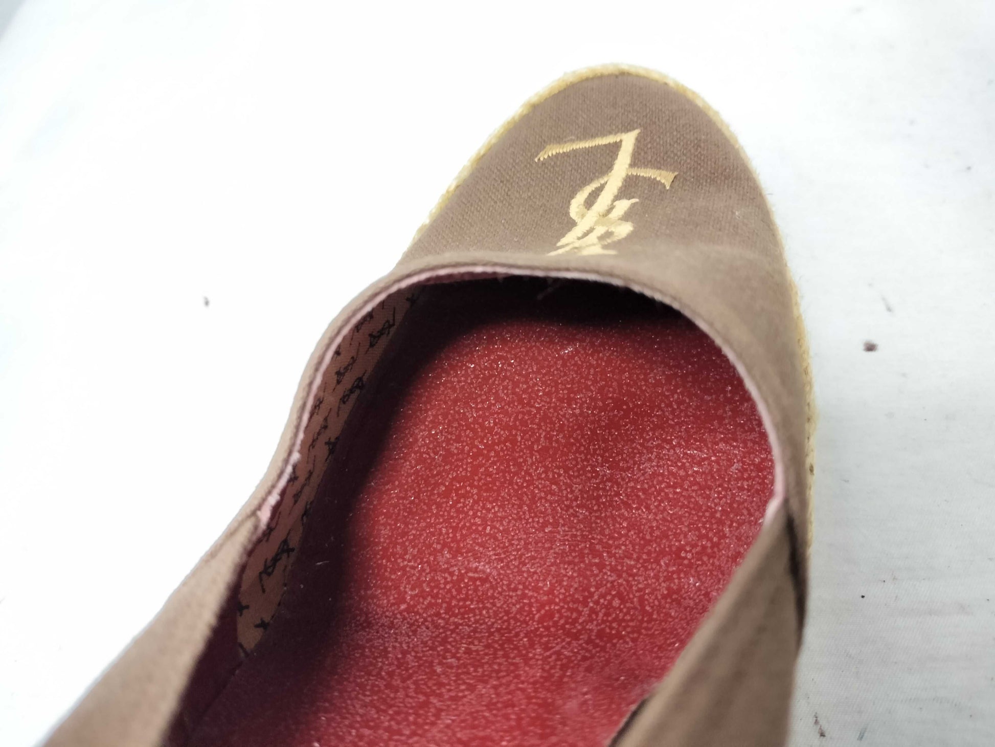 Yves Saint Laurent Wedge Sole Logo Pumps