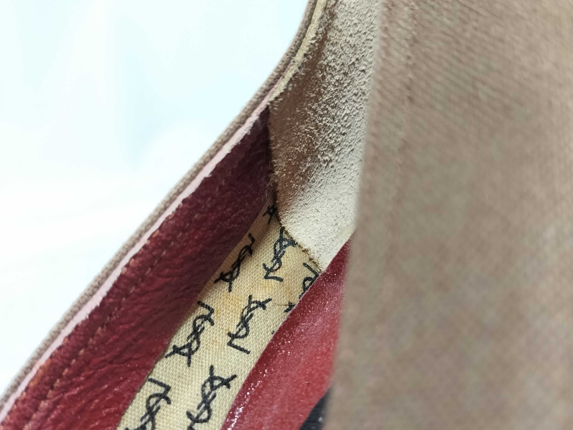 Yves Saint Laurent Wedge Sole Logo Pumps