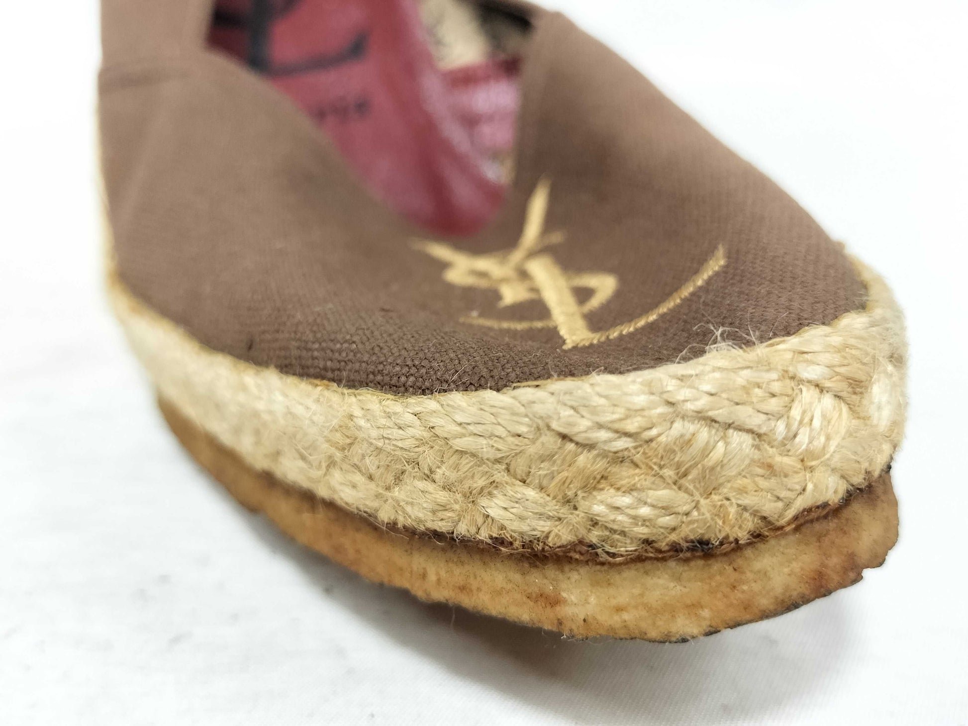 Yves Saint Laurent Wedge Sole Logo Pumps