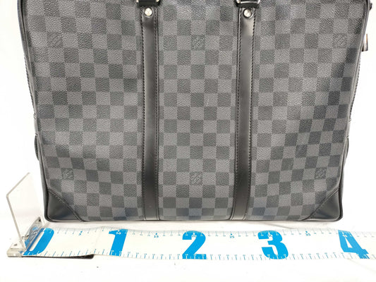 LOUIS VUITTON N41125 Damier Graphite LV Graphite Porte-Document Voyage N41125 BA4110 Business Bag