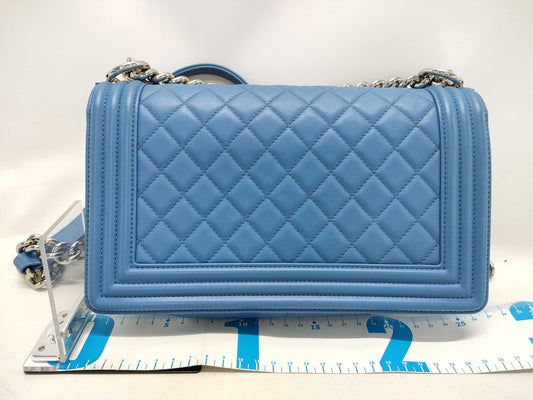 CHANEL Lambskin Boy Shoulder Bag, 2-way shoulder bag, crossbody or shoulder bag