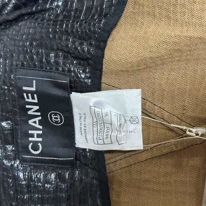 CHANEL Embossed Crocodile 36 Vest