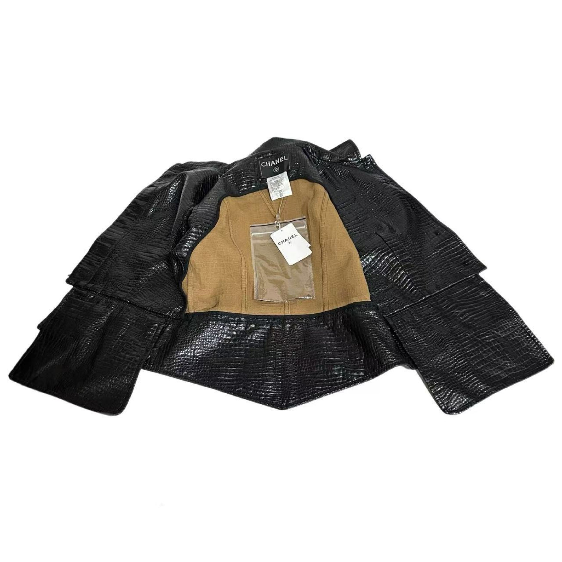 CHANEL Embossed Crocodile 36 Vest