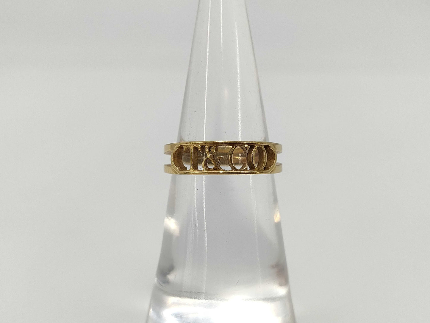 Tiffany & Co. Tiffany & Co. Logo Yellow Gold 750 2.5g Ring 