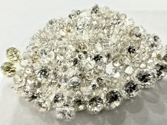 7.07ct Melee Diamonds Loose Diamond
