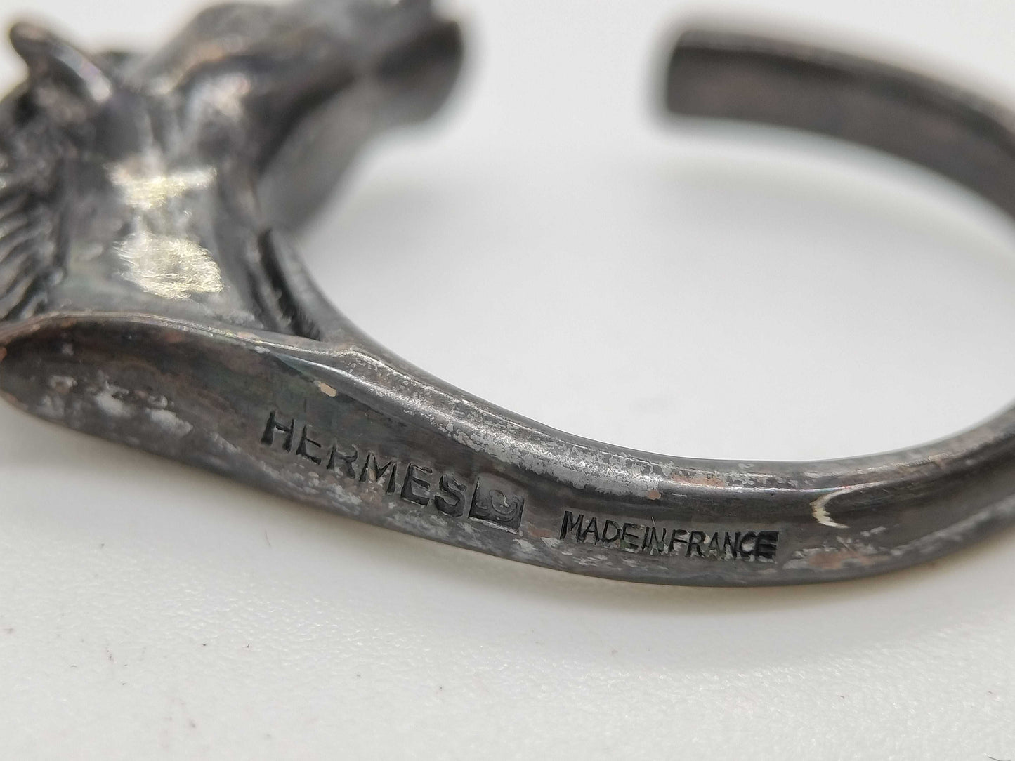 HERMES Cheval Horse Ring, size 15, 4.9g