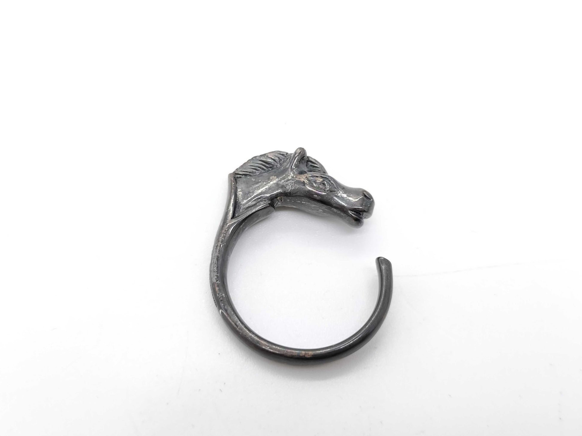 HERMES Cheval Horse Ring, size 15, 4.9g